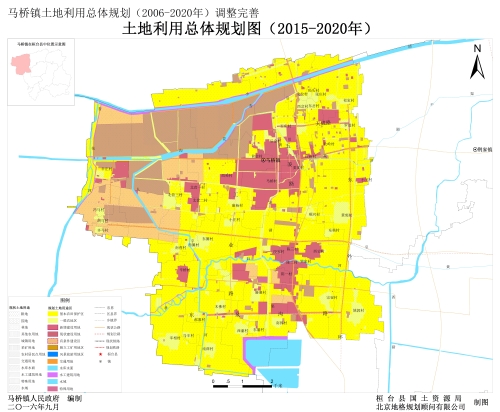 马桥镇02土地利用总体规划图